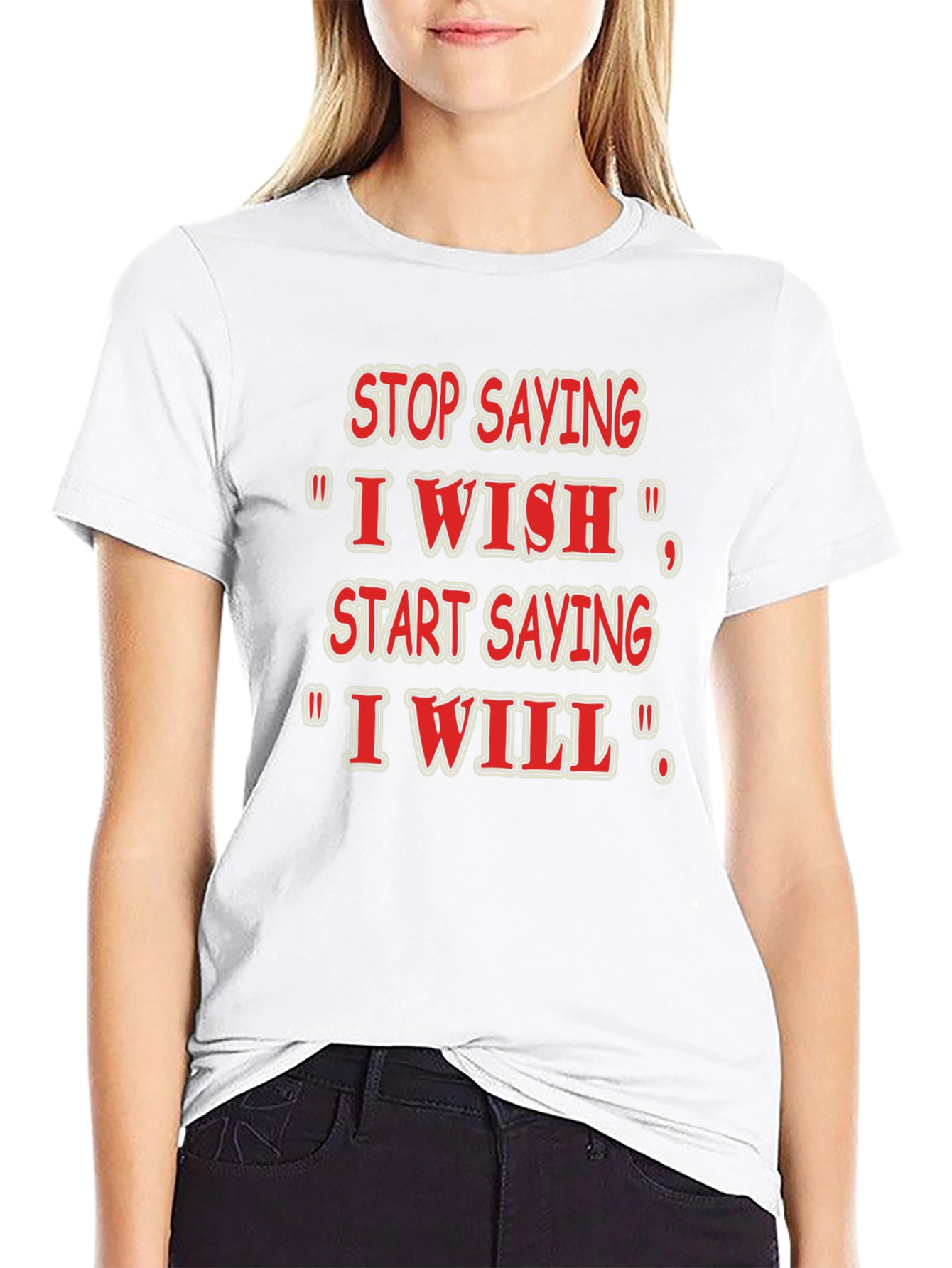Inspirational I Will Black T-Shirt