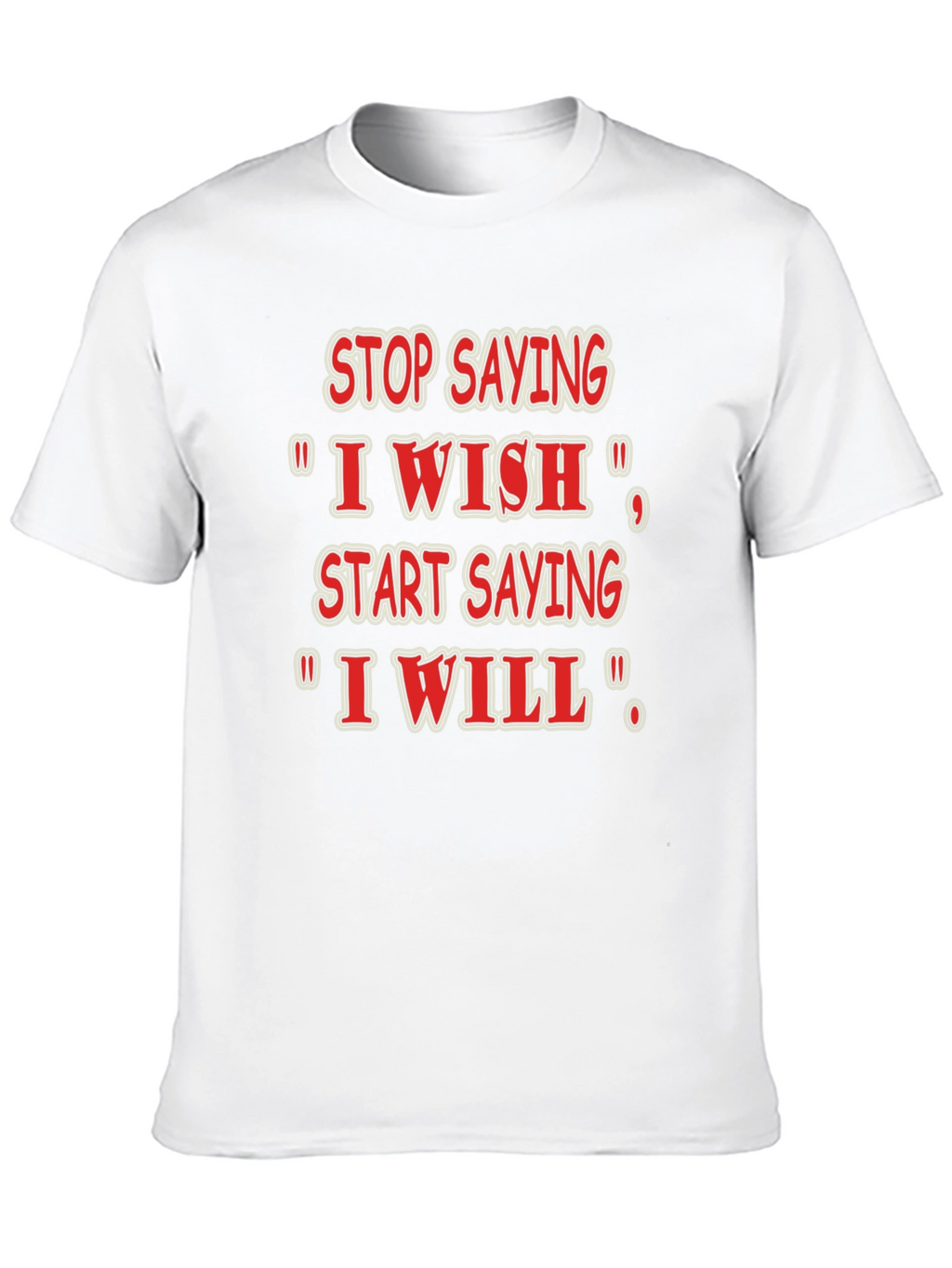 Inspirational I Will Black T-Shirt