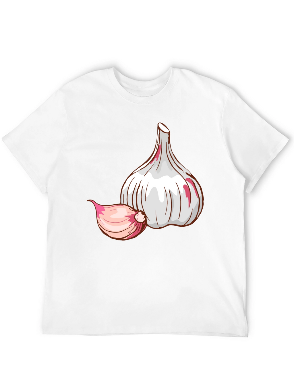 Garlic Graphic Tee - Black Cotton T-Shirt