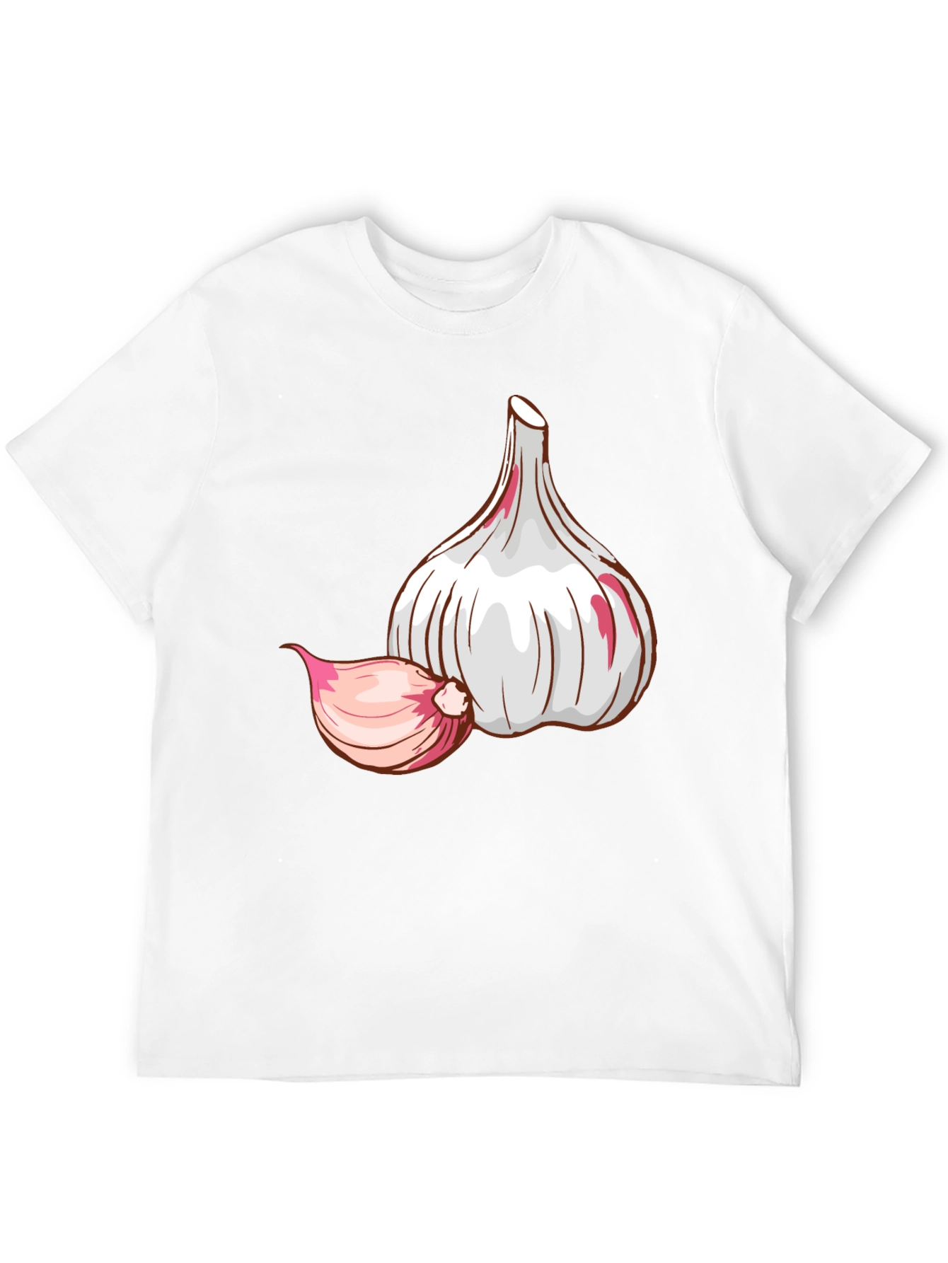 Garlic Graphic Tee - Black Cotton T-Shirt