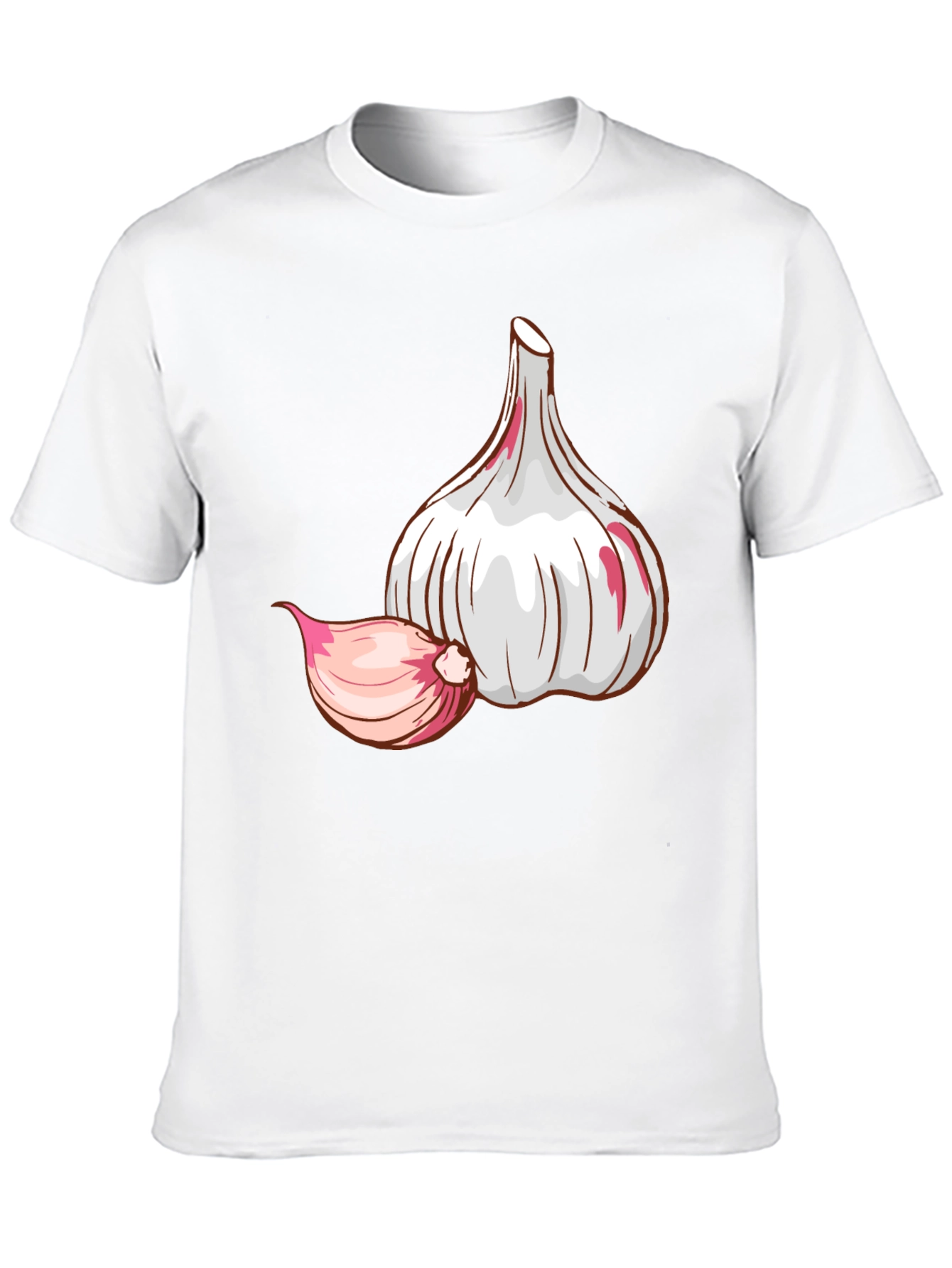 Garlic Graphic Tee - Black Cotton T-Shirt