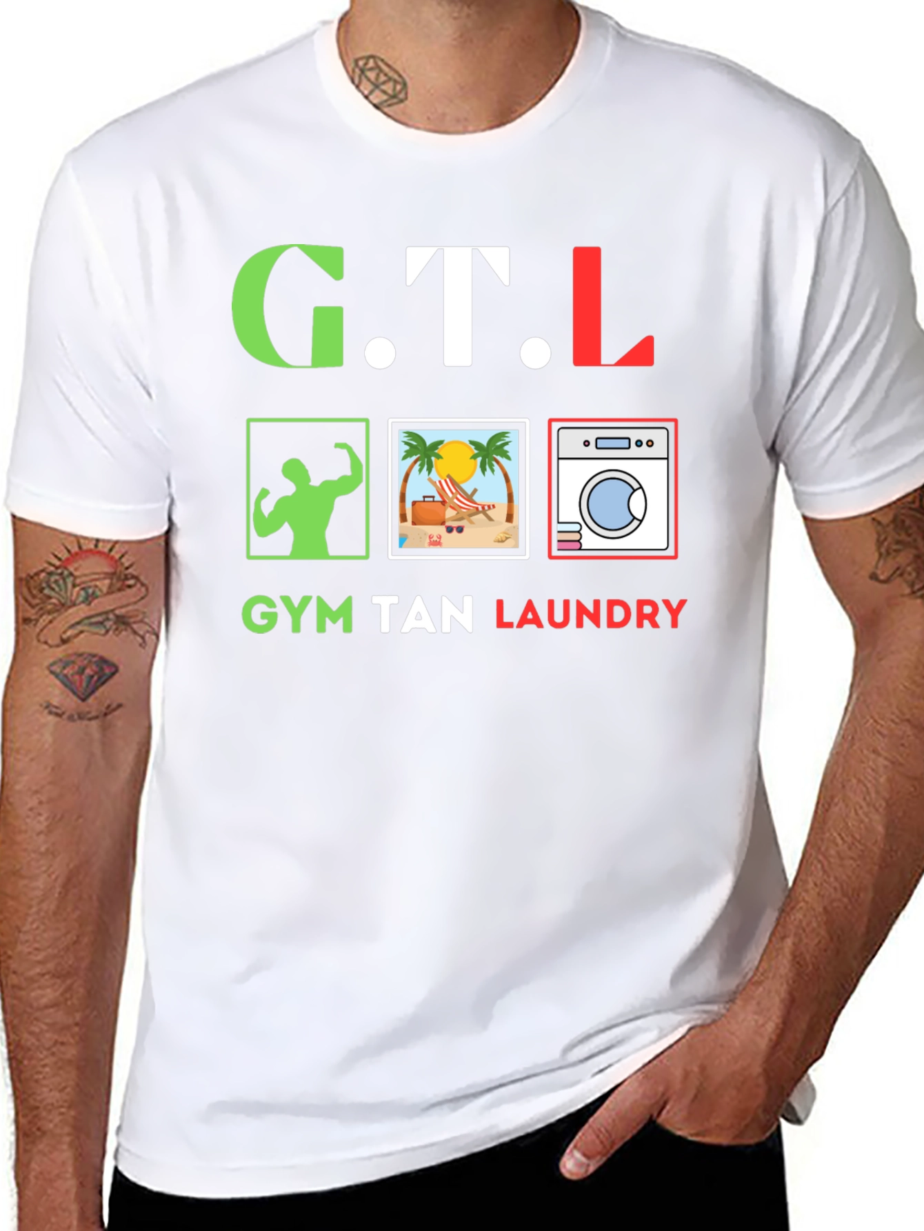 GTL Gym Tan Laundry Graphic Tee