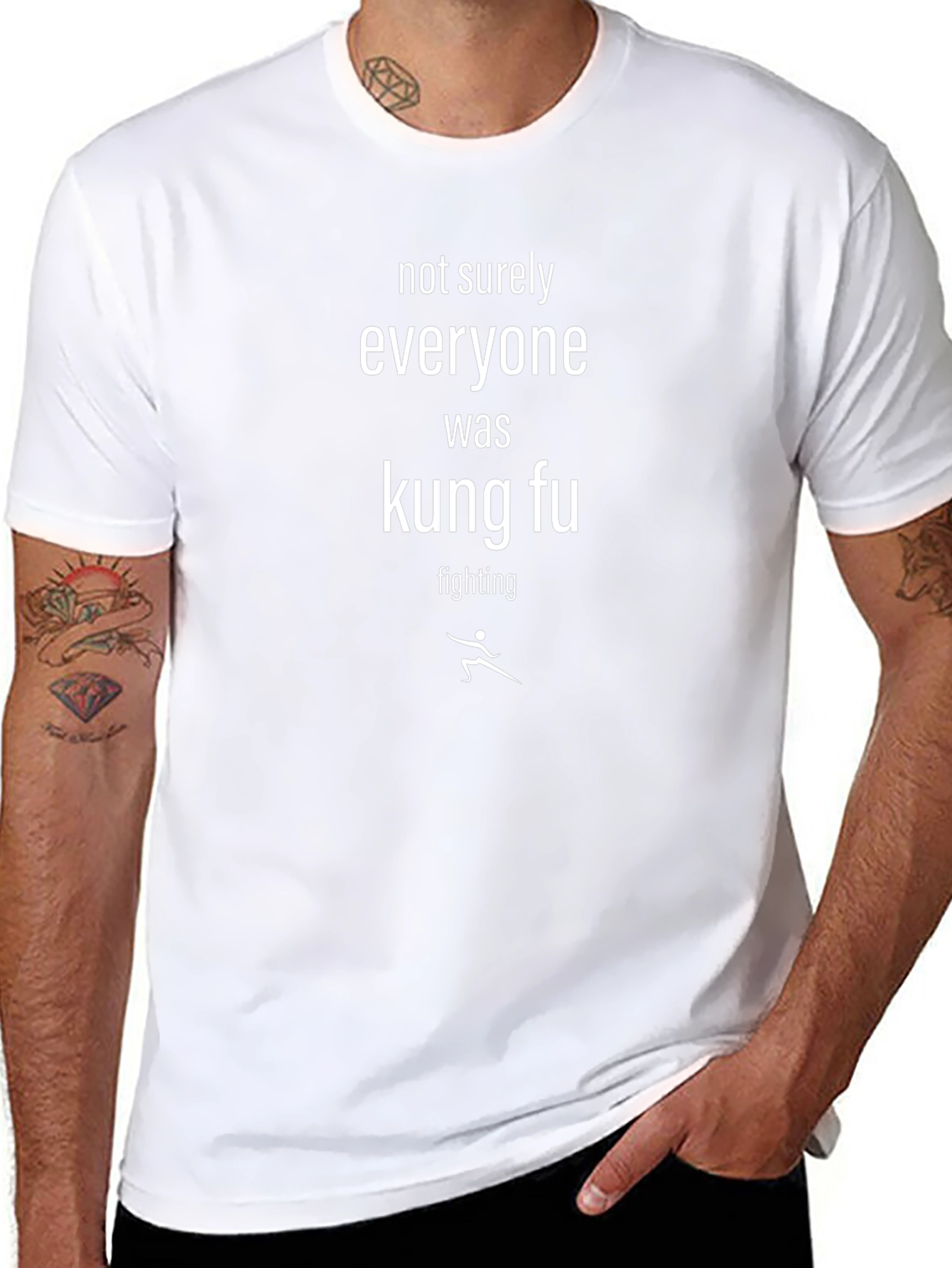 Kung Fu Fighting T-Shirt Funny Slogan Tee