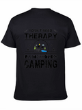 Camping Therapy Graphic T-Shirt