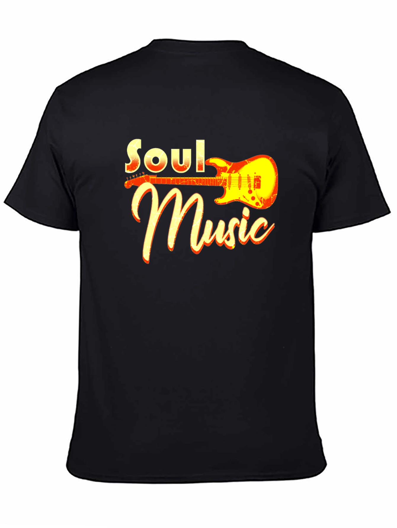 Soul Music Graphic Tee - Black Short Sleeve