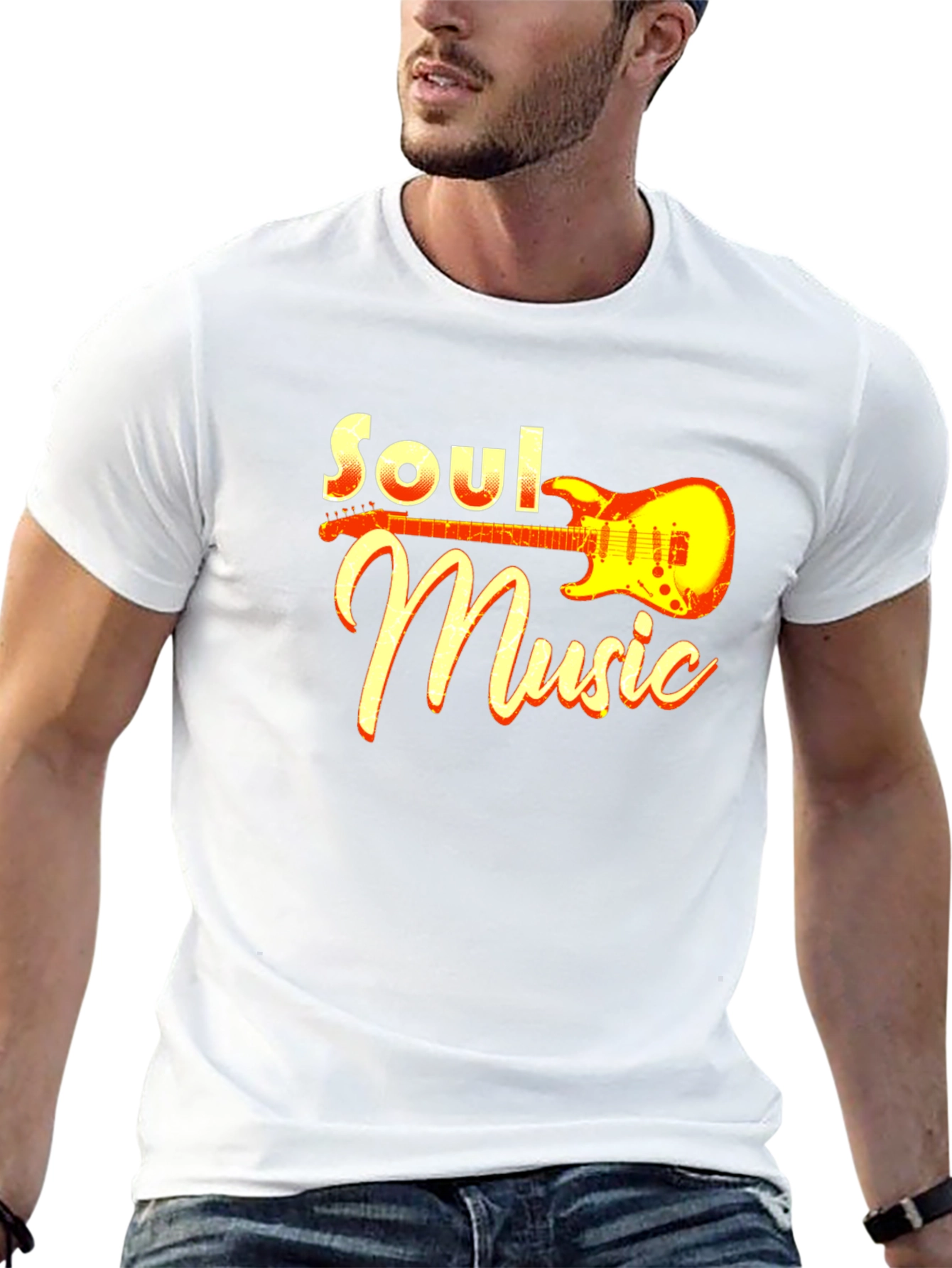 Soul Music Graphic Tee - Black Short Sleeve