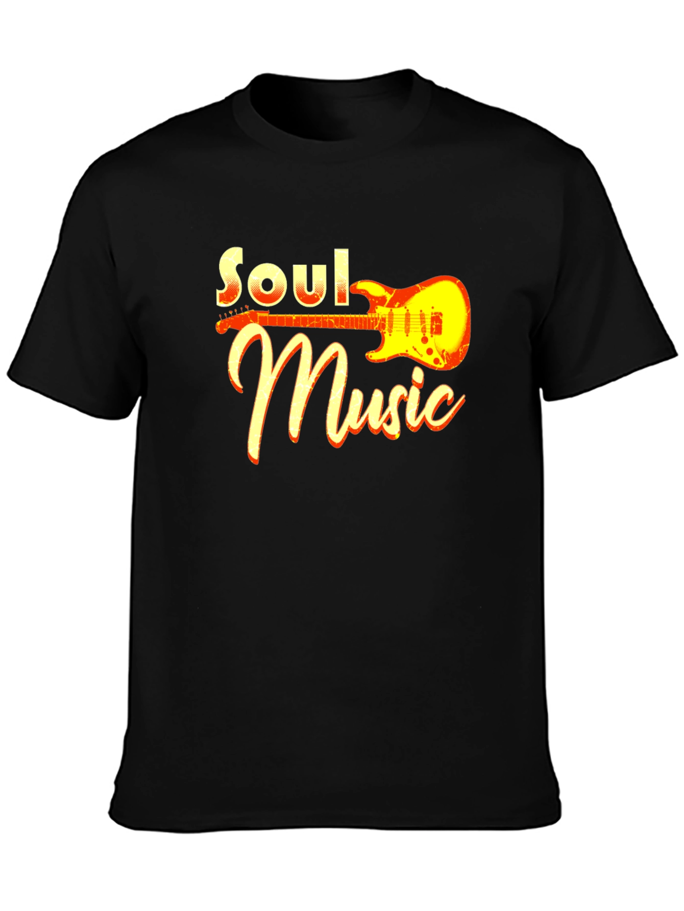 Soul Music Graphic Tee - Black Short Sleeve