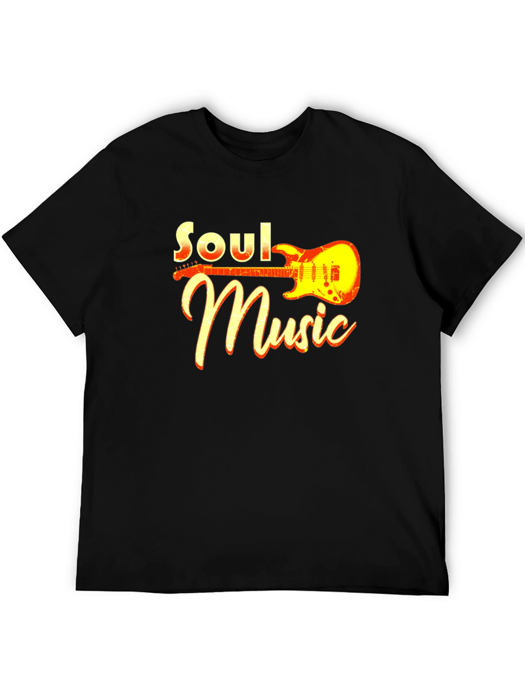 Soul Music Graphic Tee - Black Short Sleeve