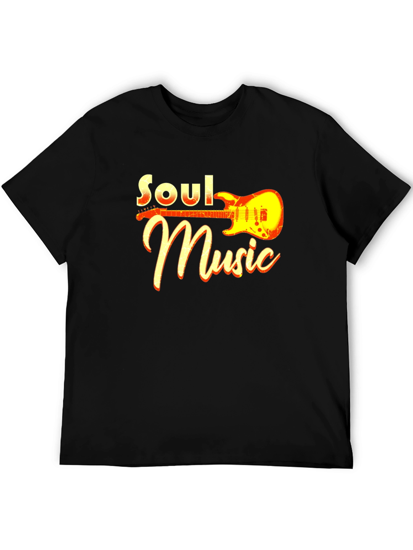 Soul Music Graphic Tee - Black Short Sleeve