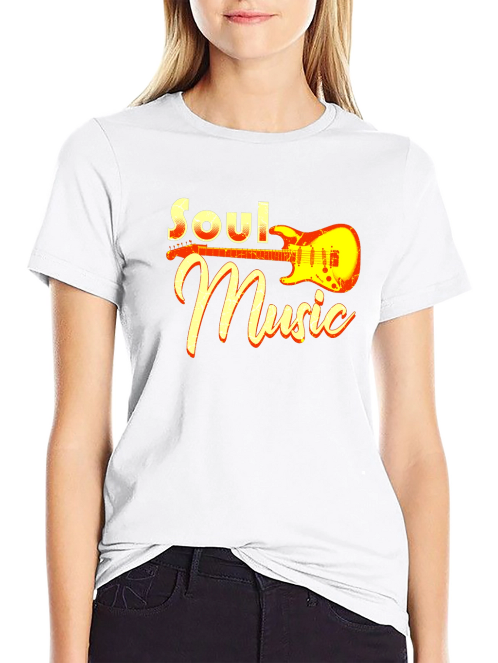 Soul Music Graphic Tee - Black Short Sleeve
