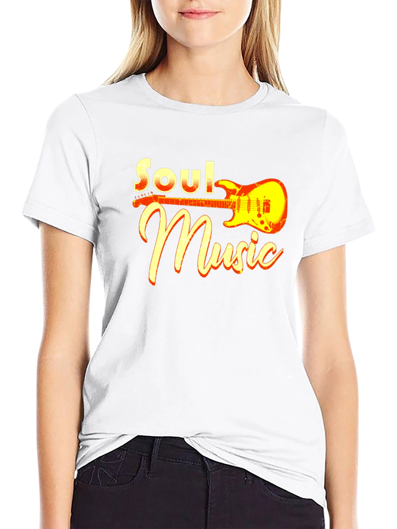 Soul Music Graphic Tee - Black Short Sleeve