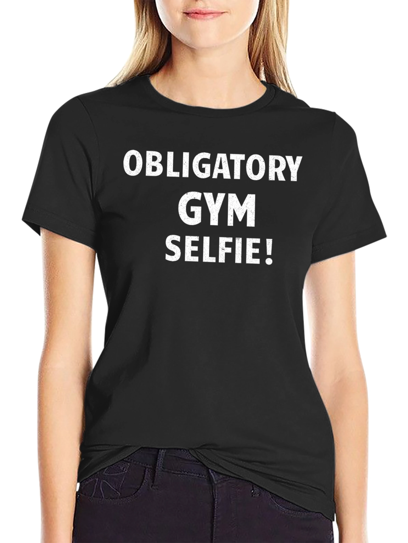 Obligatory Gym Selfie Graphic Tee