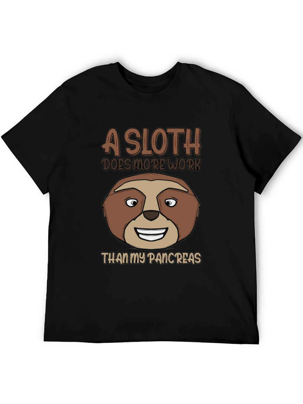 Funny Sloth Pancreas T-Shirt