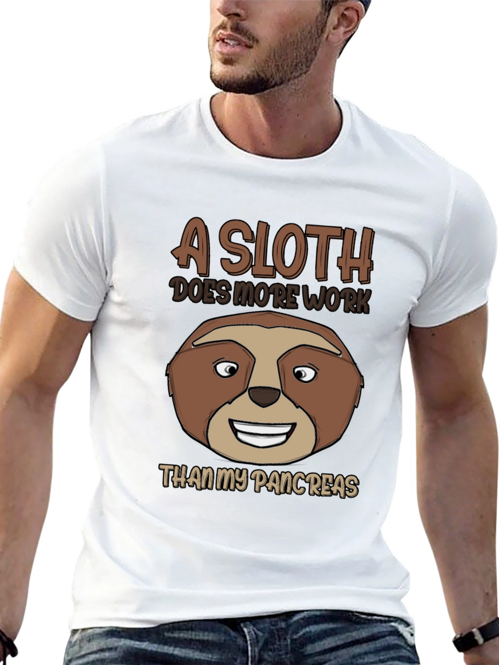 Funny Sloth Pancreas T-Shirt