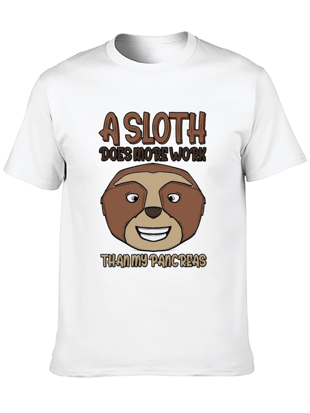 Funny Sloth Pancreas T-Shirt