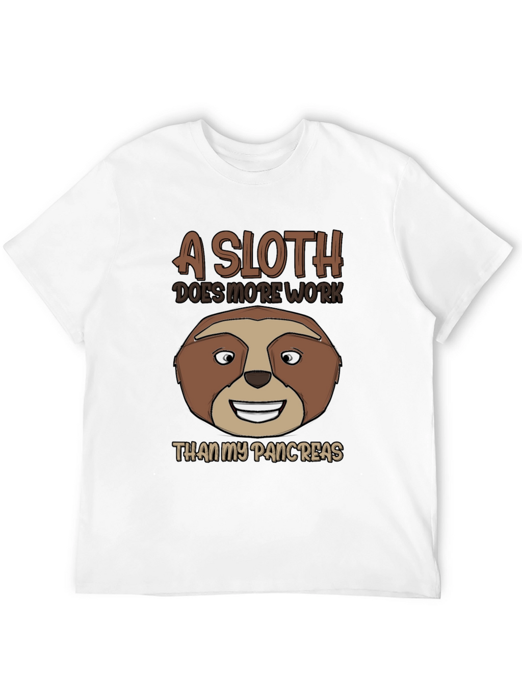 Funny Sloth Pancreas T-Shirt