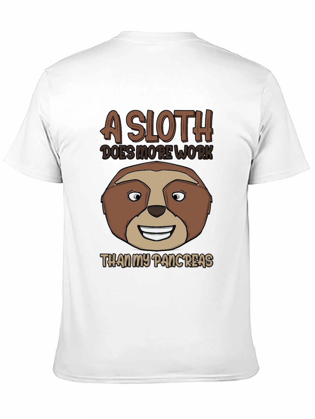 Funny Sloth Pancreas T-Shirt