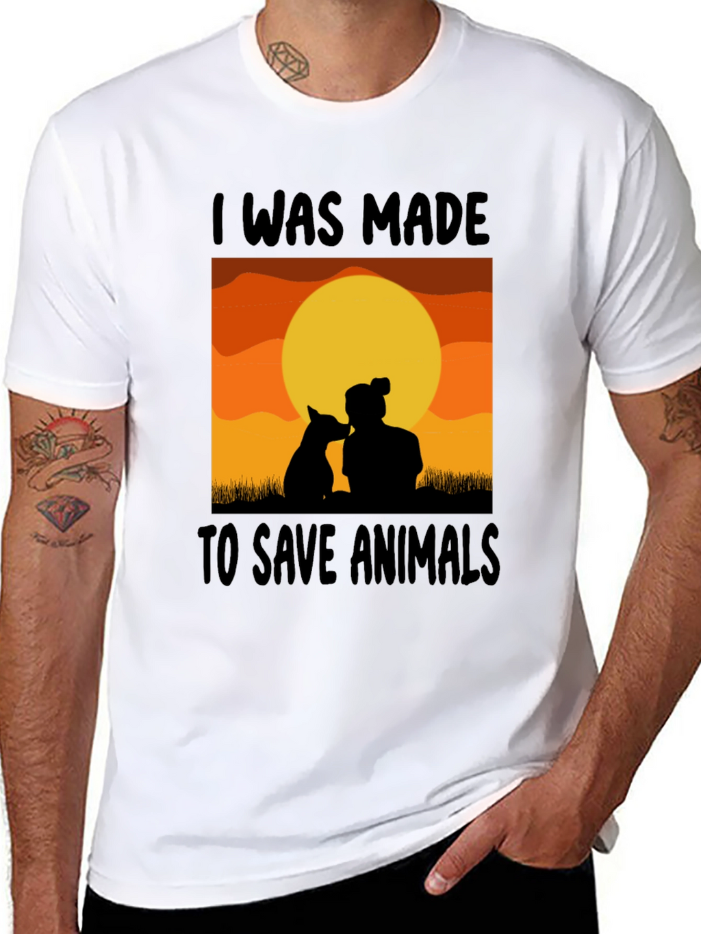 I Was Made To Save Animals T-Shirt