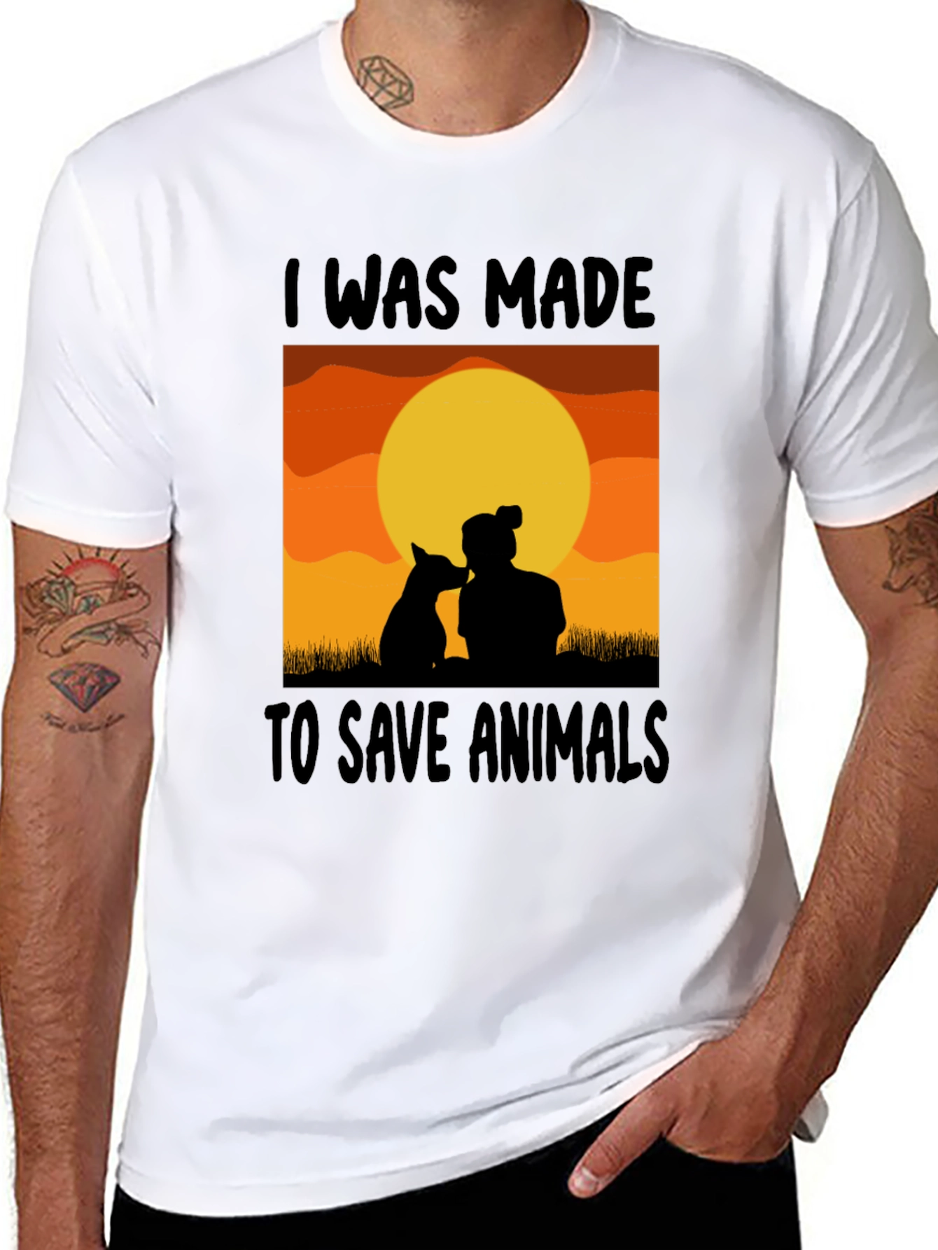 I Was Made To Save Animals T-Shirt