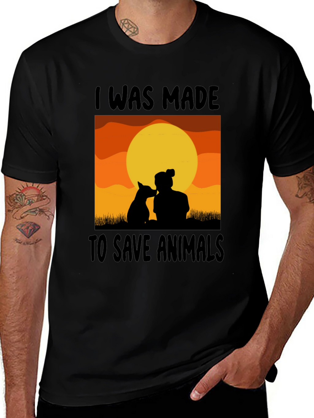 I Was Made To Save Animals T-Shirt