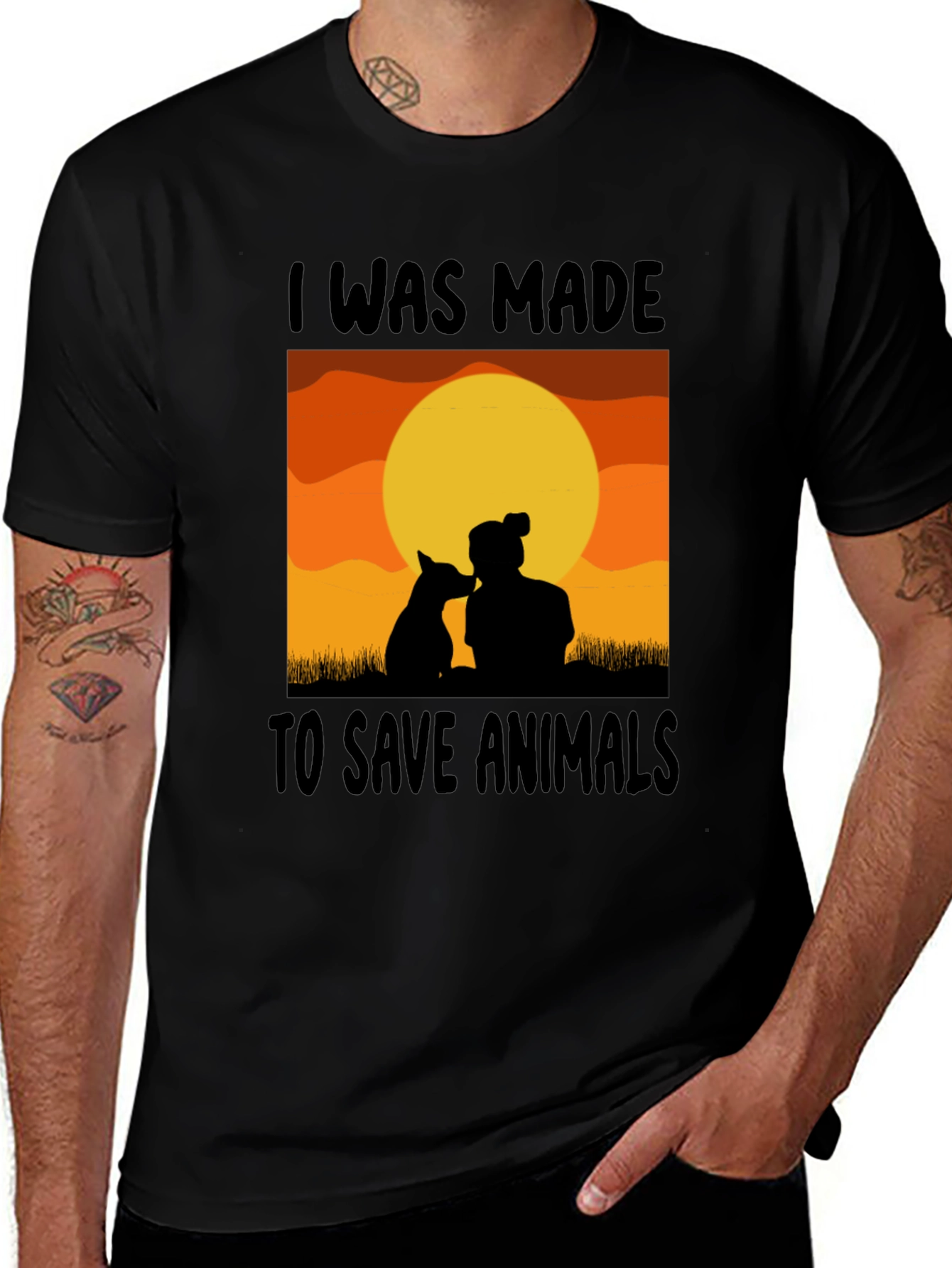 I Was Made To Save Animals T-Shirt