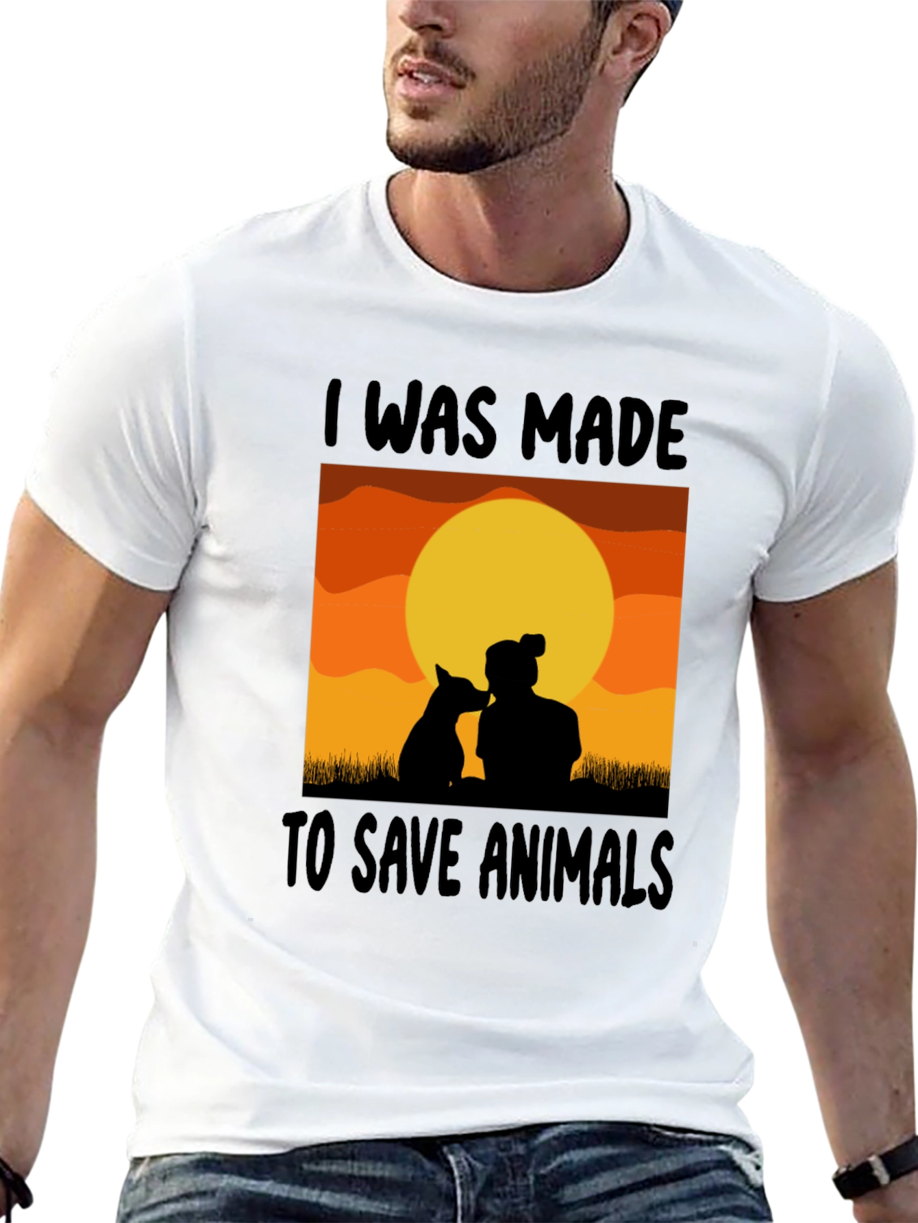 I Was Made To Save Animals T-Shirt