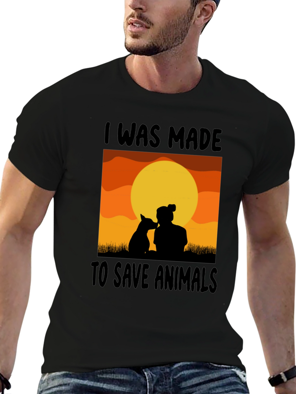 I Was Made To Save Animals T-Shirt