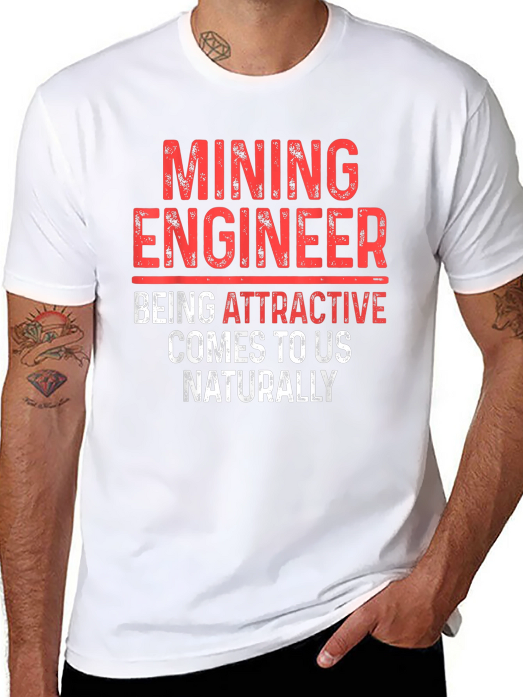 Mining Engineer Attractive T-Shirt