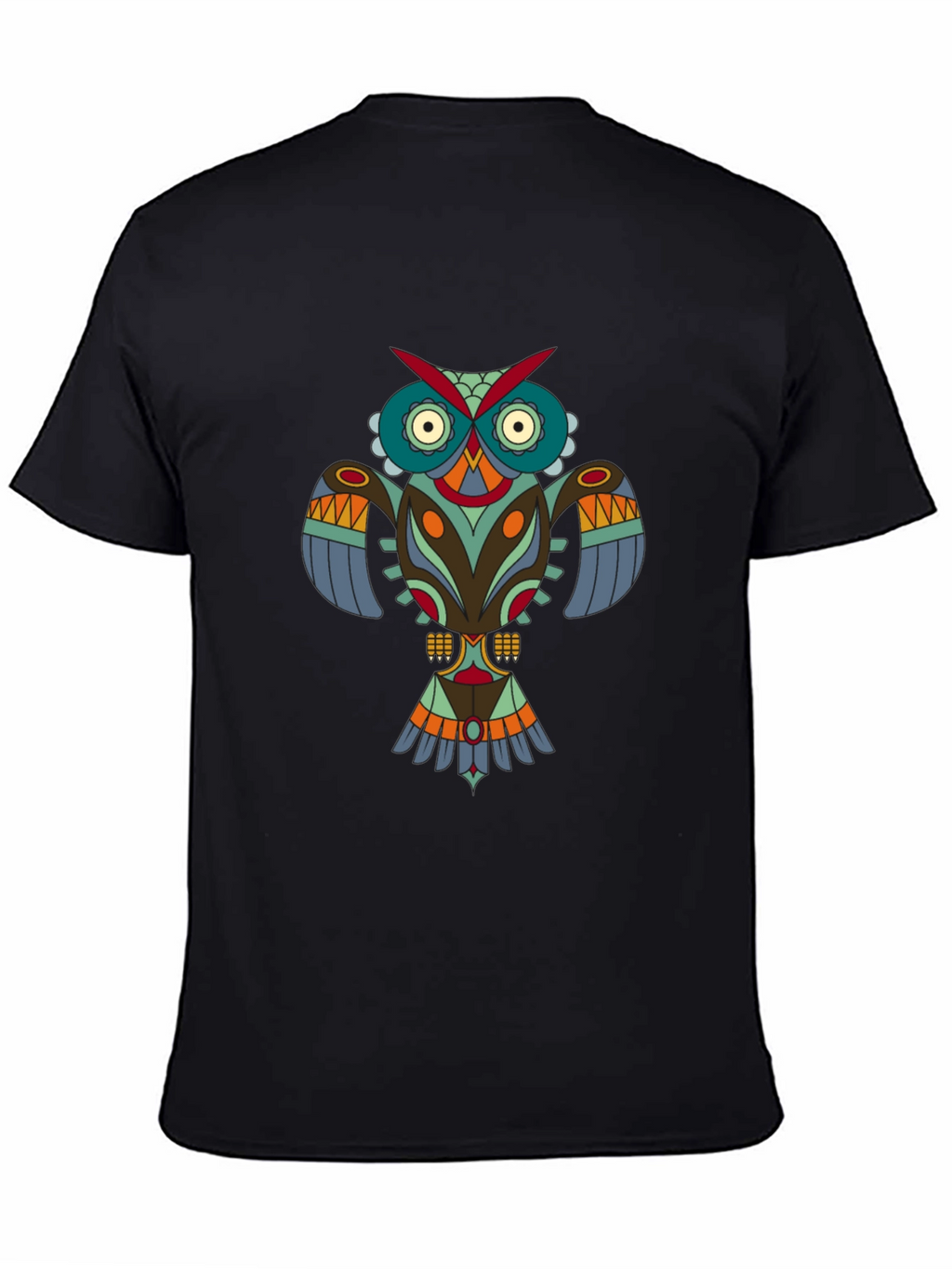 Tribal Owl Graphic Tee - Modern Menswear