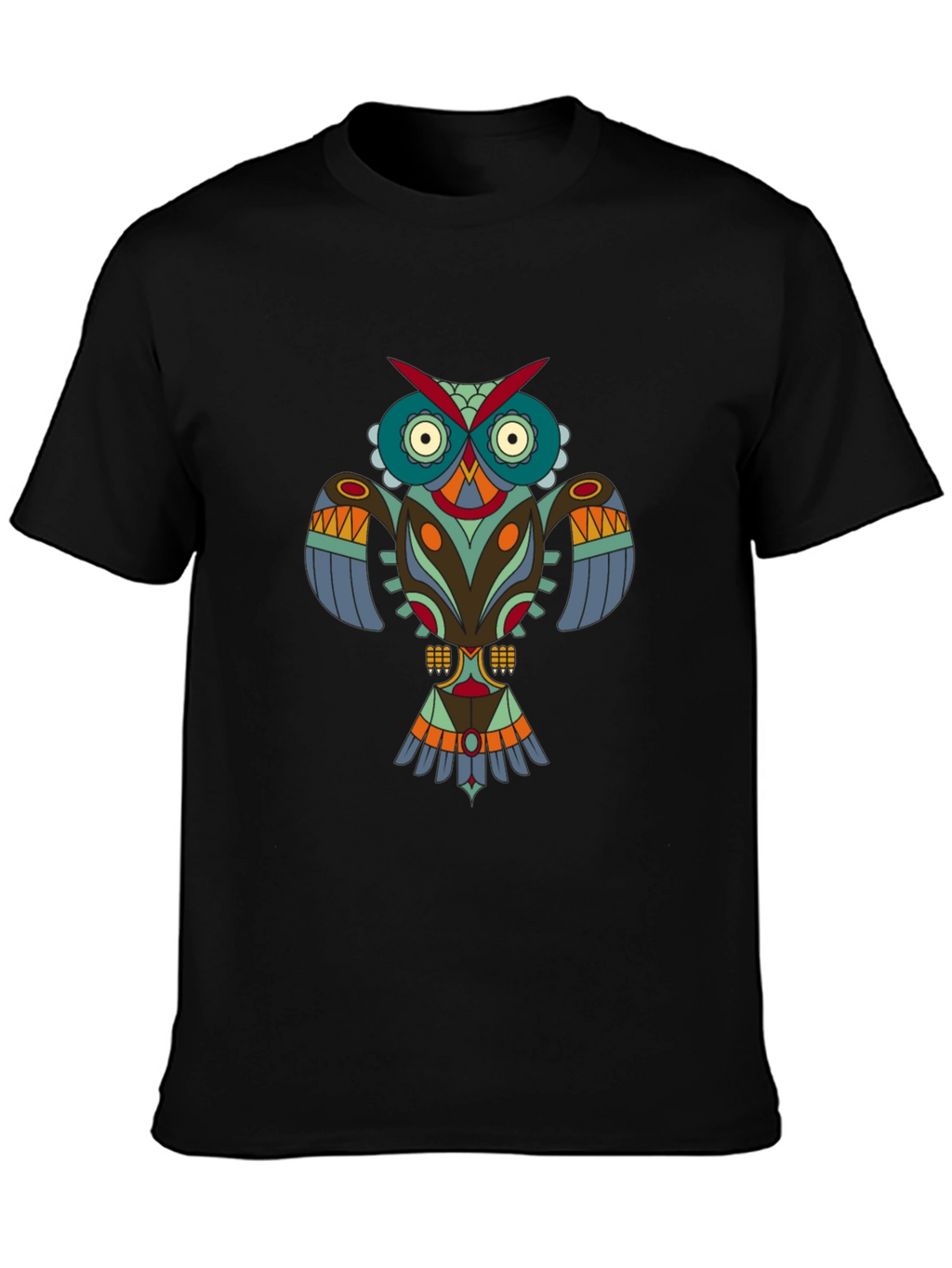 Tribal Owl Graphic Tee - Modern Menswear