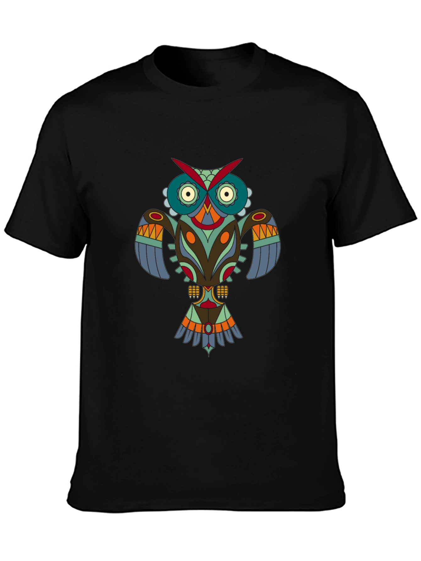 Tribal Owl Graphic Tee - Modern Menswear