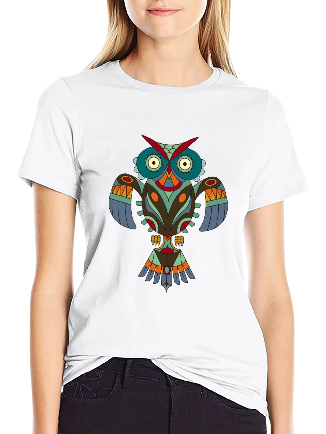 Tribal Owl Graphic Tee - Modern Menswear