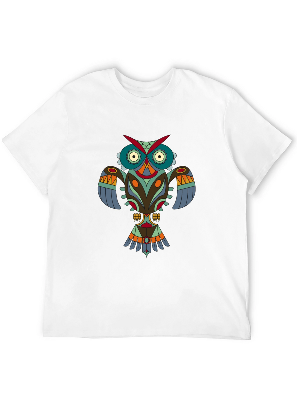 Tribal Owl Graphic Tee - Modern Menswear