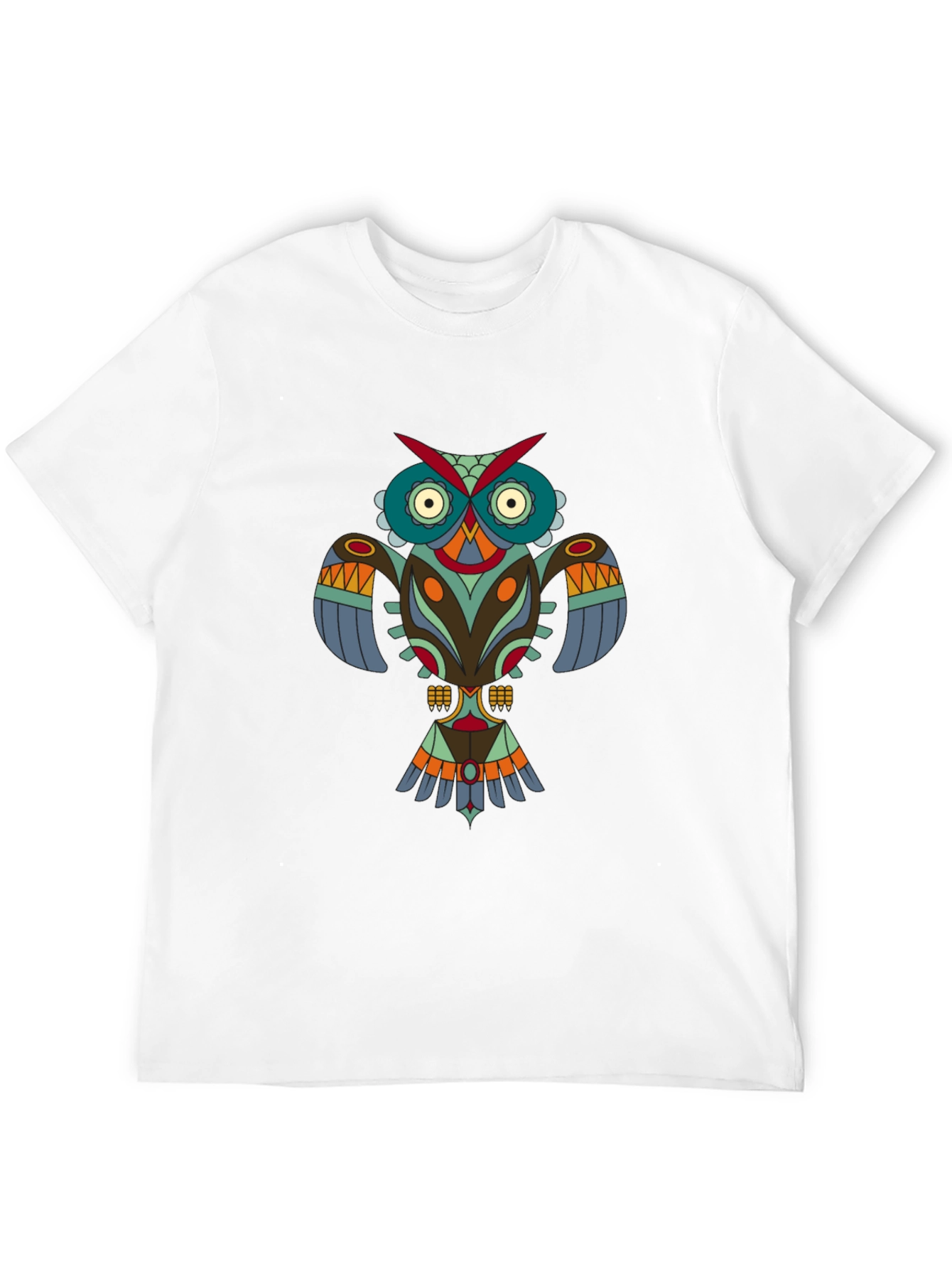 Tribal Owl Graphic Tee - Modern Menswear