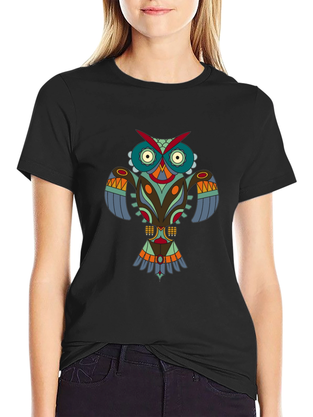 Tribal Owl Graphic Tee - Modern Menswear