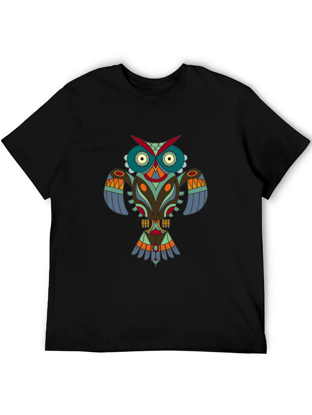 Tribal Owl Graphic Tee - Modern Menswear