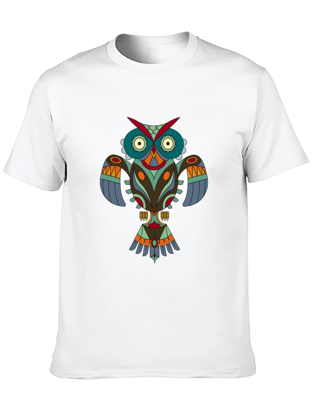 Tribal Owl Graphic Tee - Modern Menswear