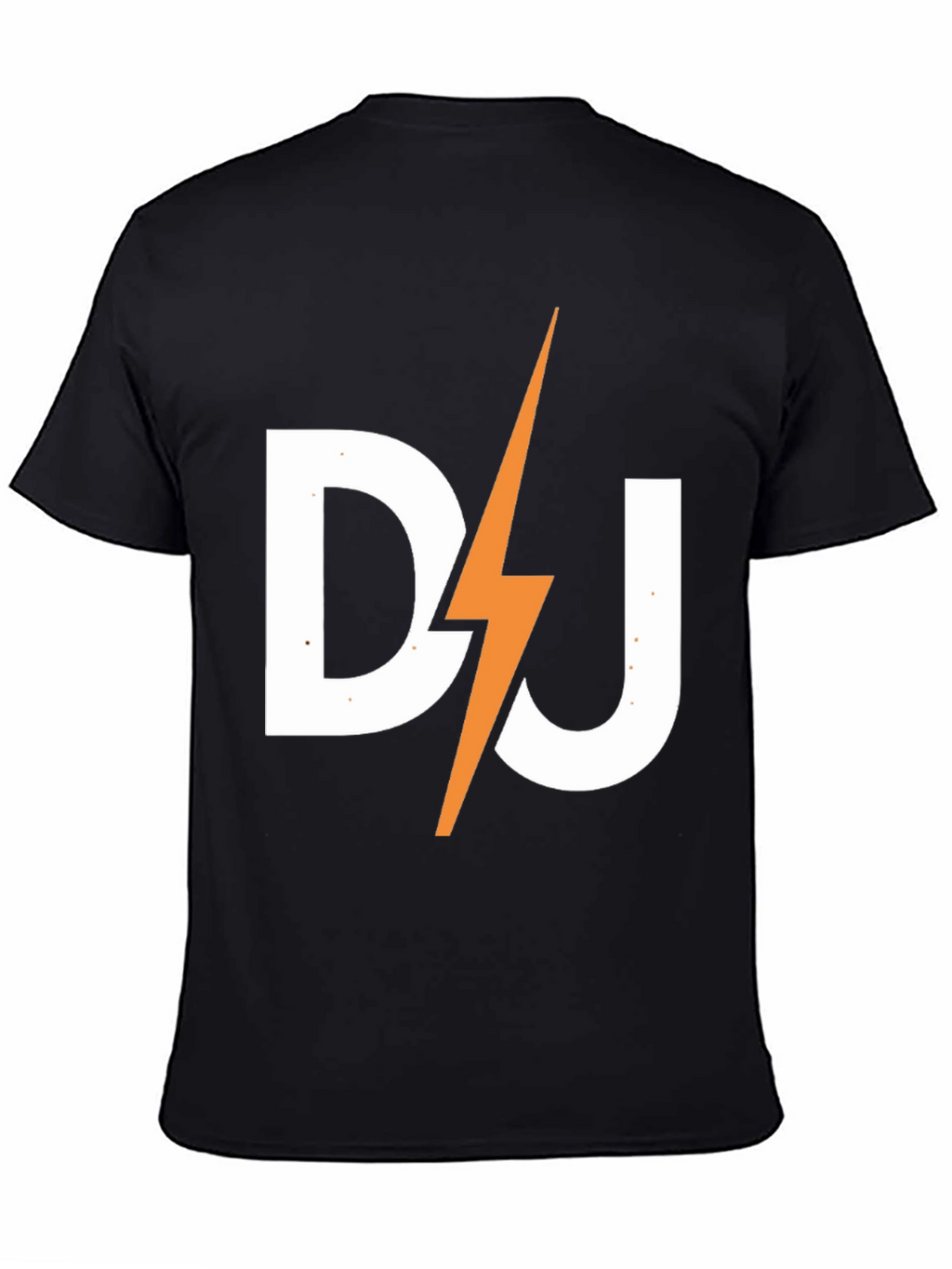 DJ Lightning Bolt Black T-Shirt