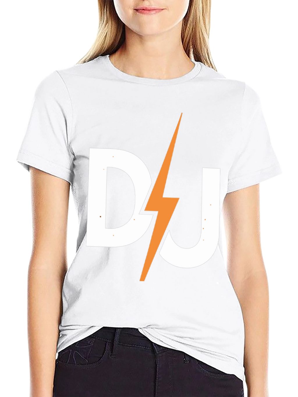 DJ Lightning Bolt Black T-Shirt