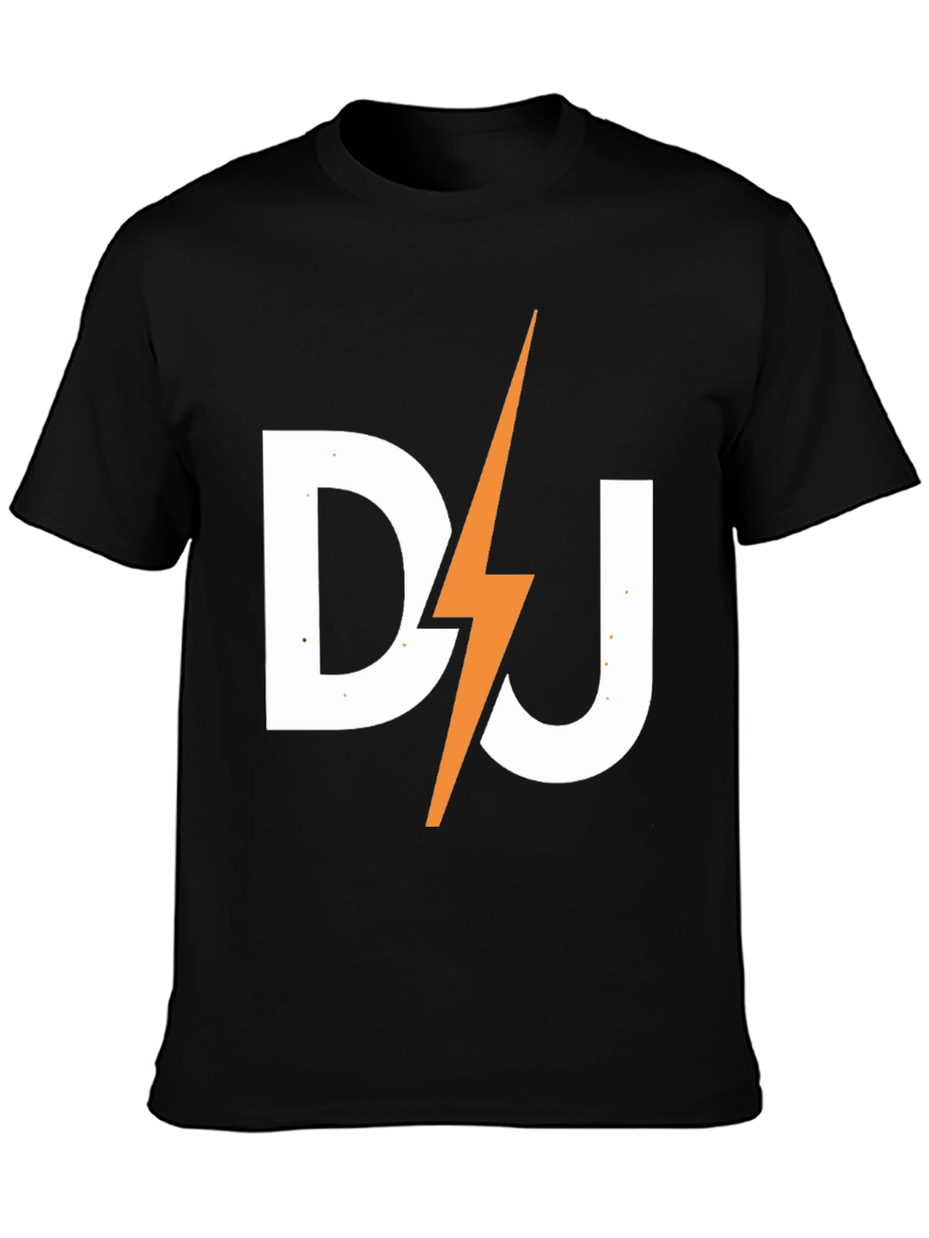 DJ Lightning Bolt Black T-Shirt