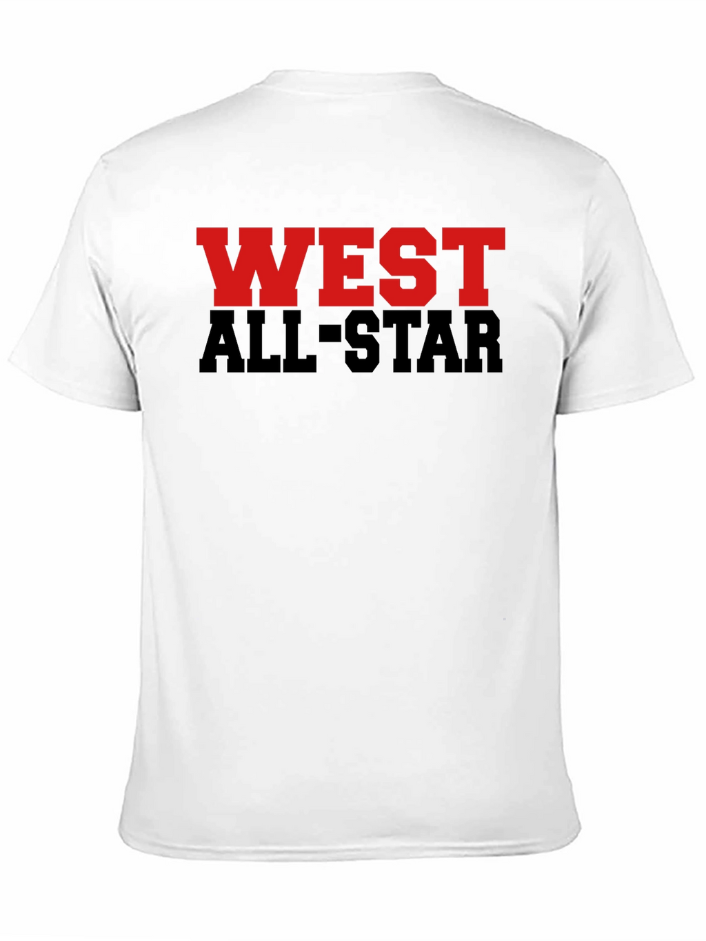 West All-Star Graphic Tee - Black Cotton Blend