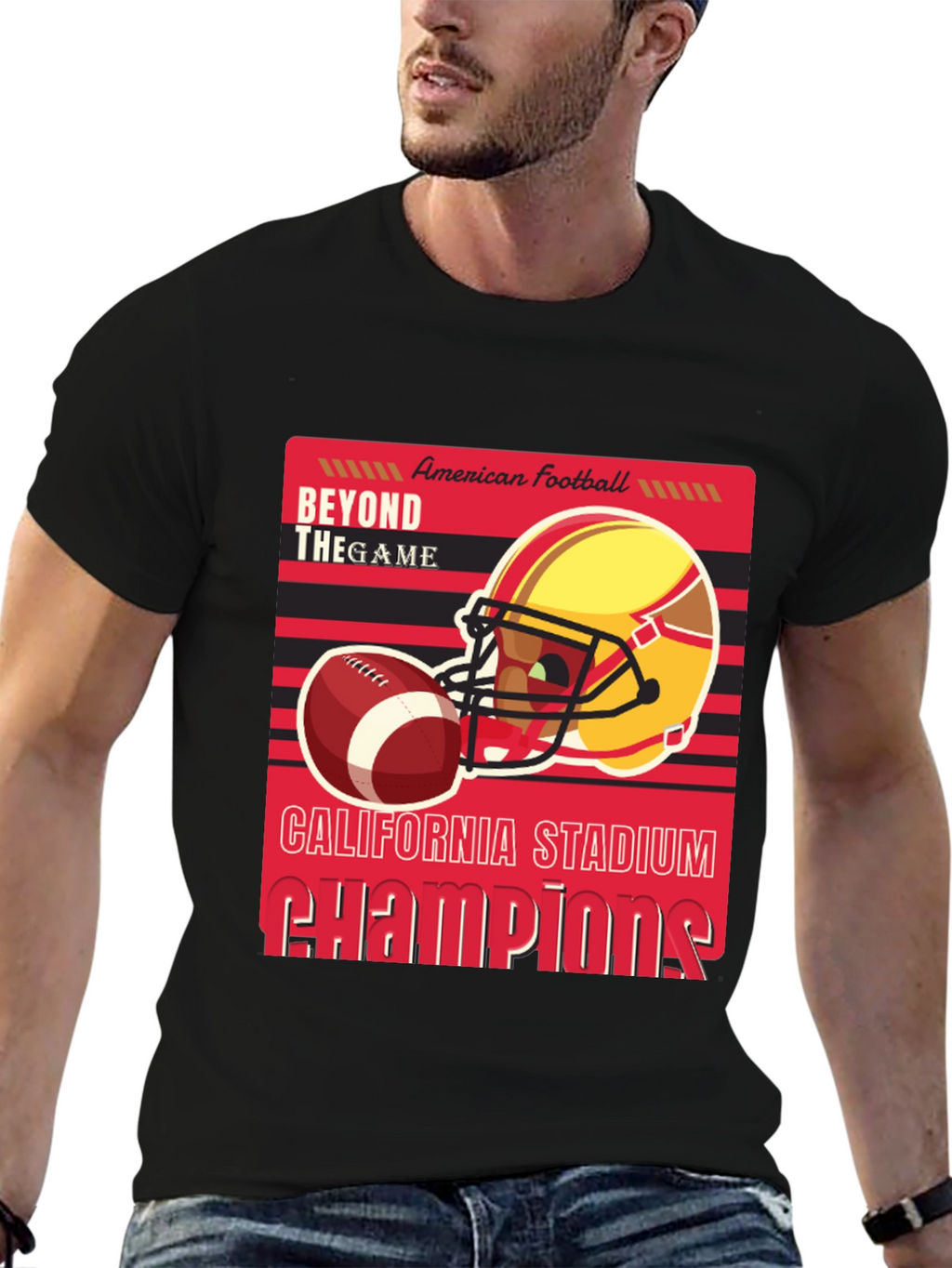 American Football Champions Graphic Tee