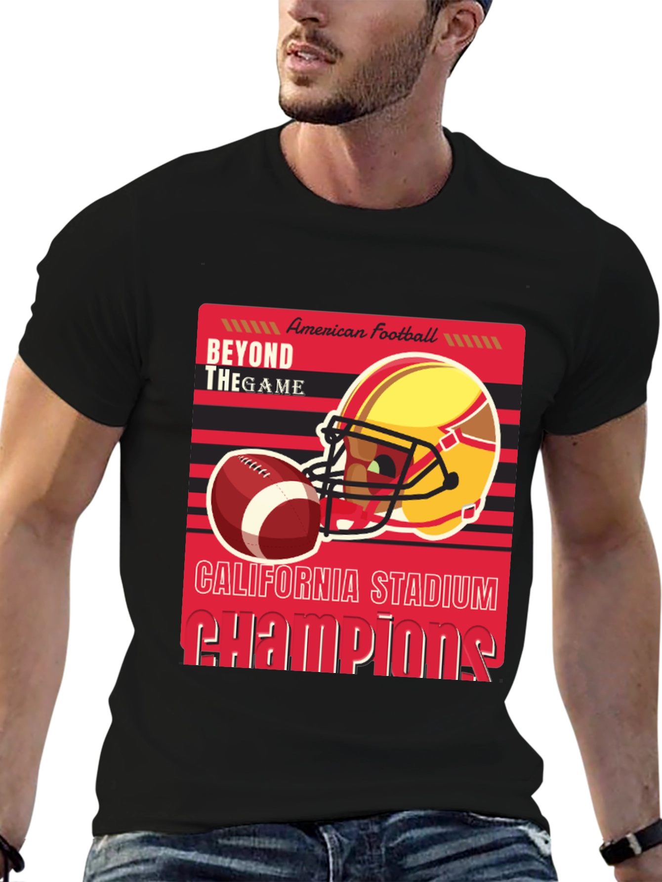 American Football Champions Graphic Tee