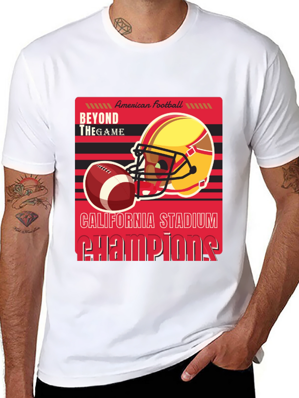 American Football Champions Graphic Tee