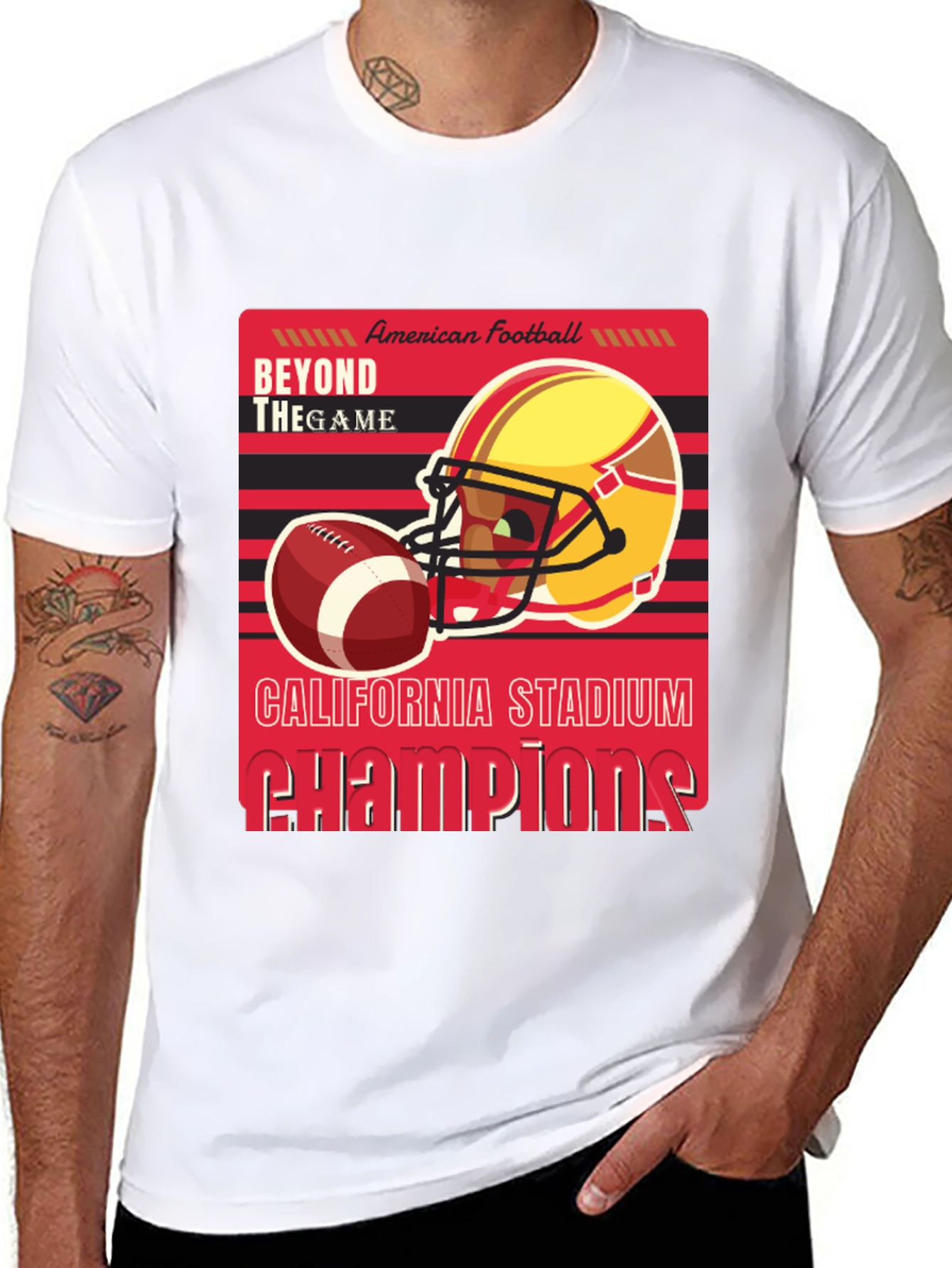 American Football Champions Graphic Tee
