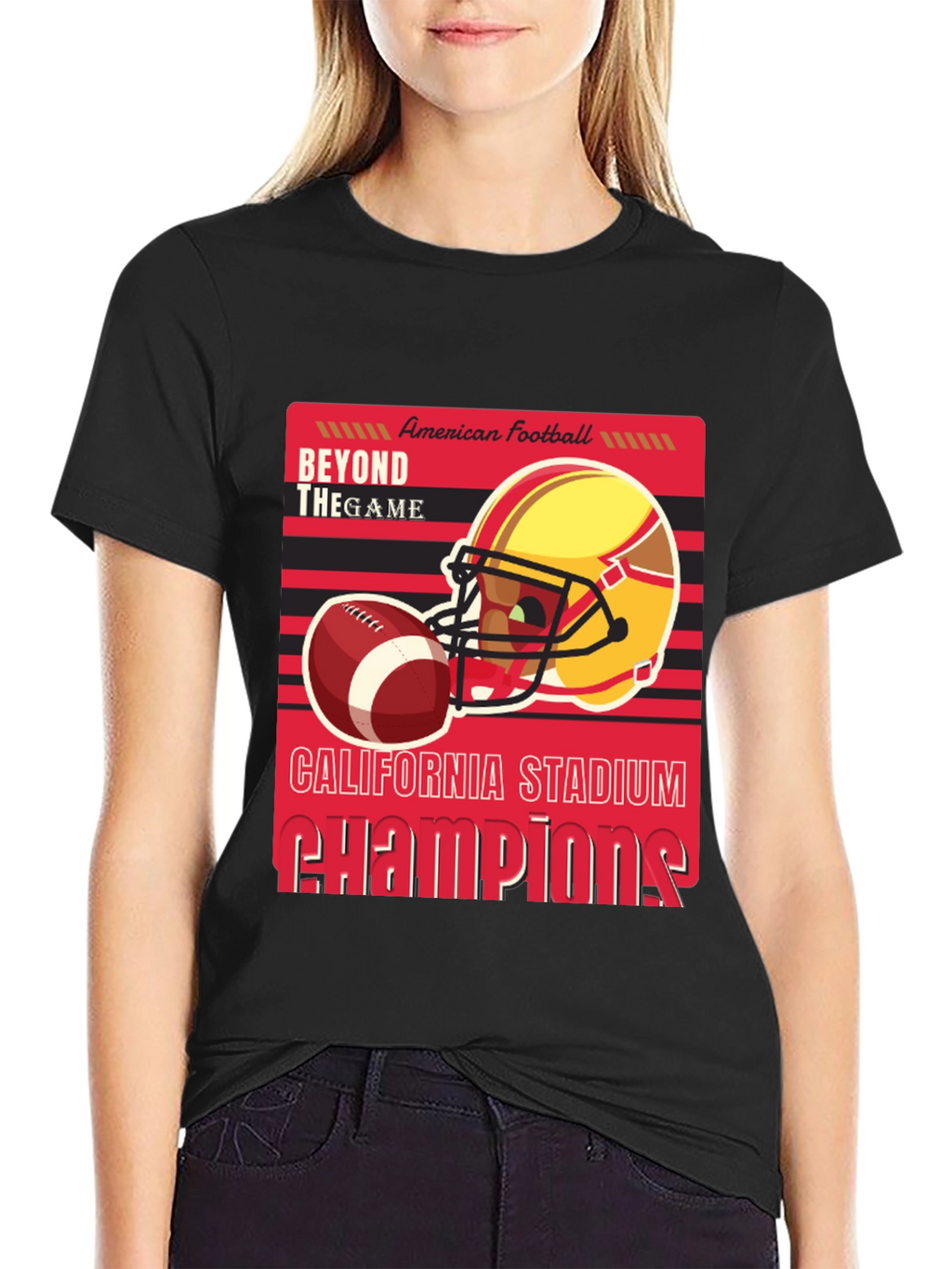American Football Champions Graphic Tee