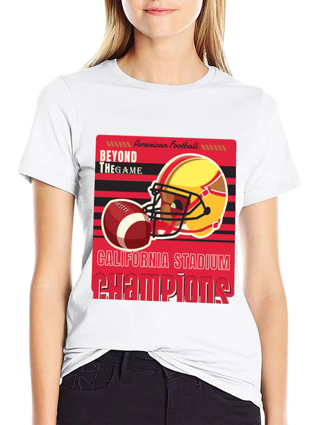American Football Champions Graphic Tee