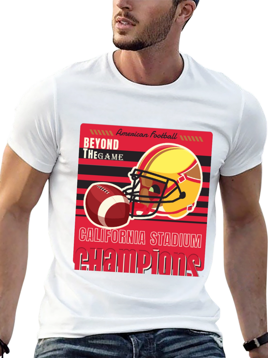 American Football Champions Graphic Tee