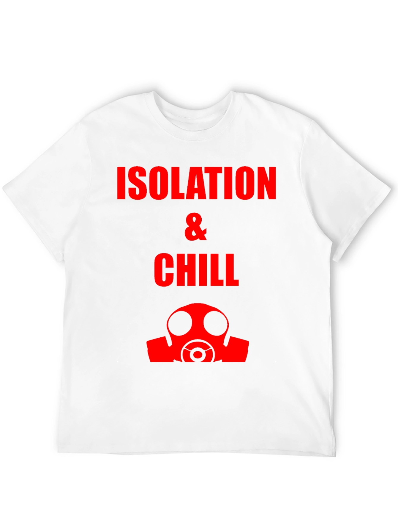 Isolation & Chill T-Shirt - Gas Mask Graphic Tee