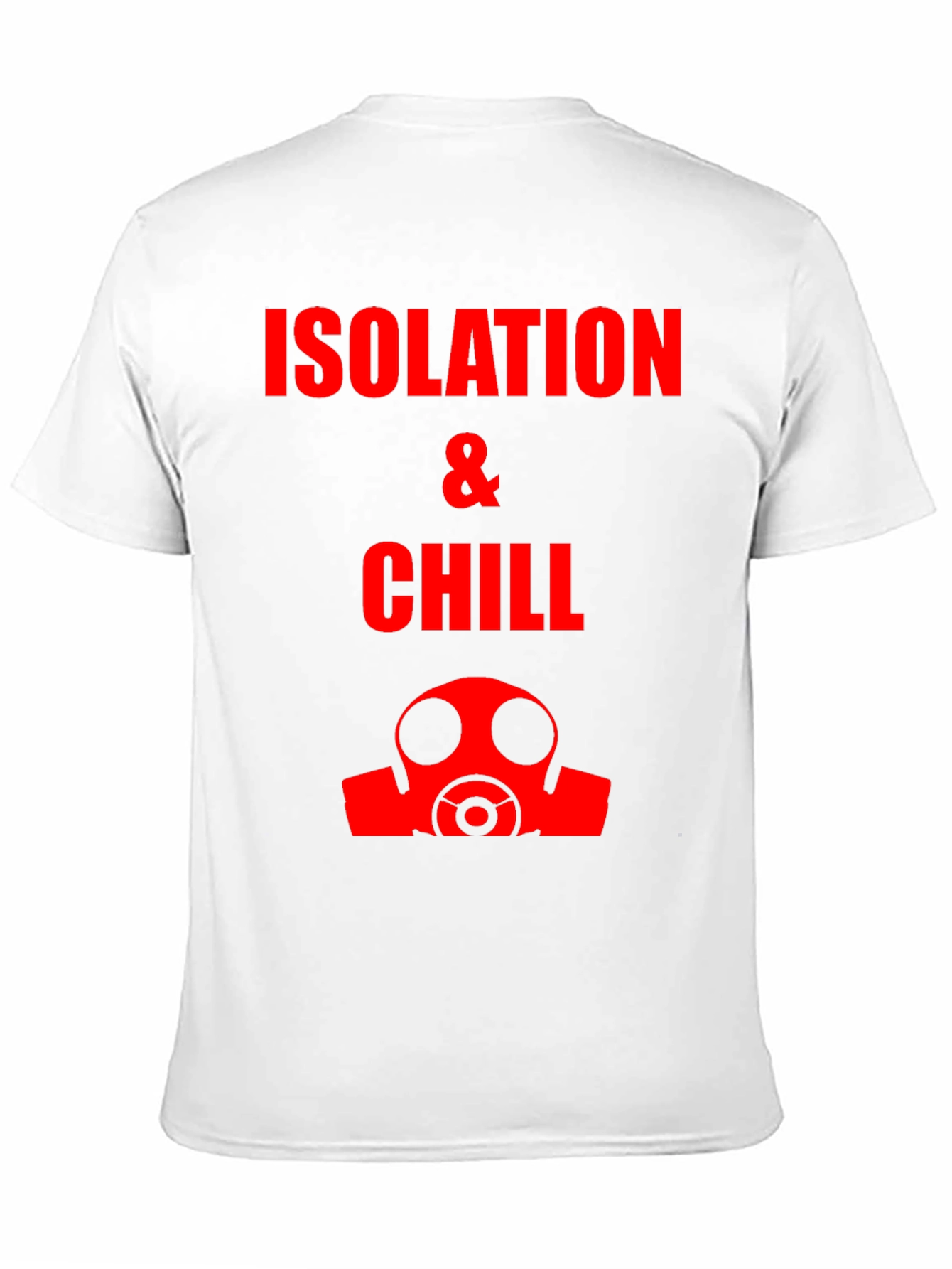Isolation & Chill T-Shirt - Gas Mask Graphic Tee